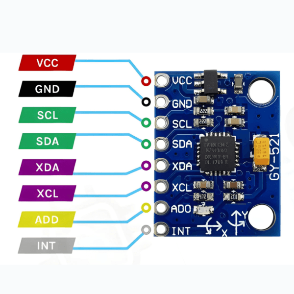 Interface MPU6050 Accelerometer and Gyroscope Sensor with Arduino ...