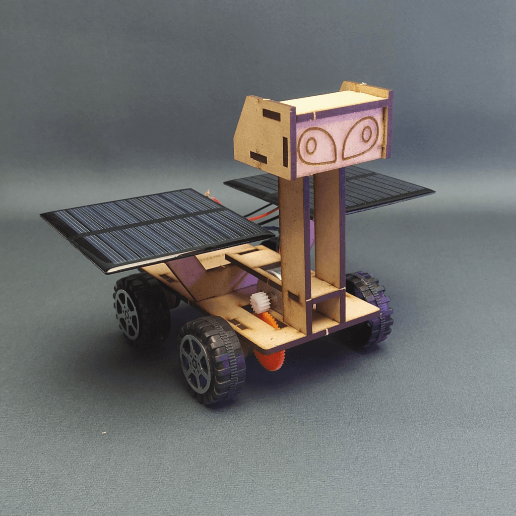 Moon Rover-Lunar Exploration New Assemble Creative Solar DIY Car Motor ...