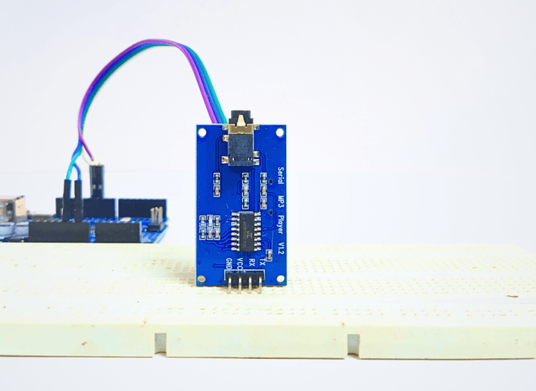 Interface serial mp3 player With Arduino - OceanLabz