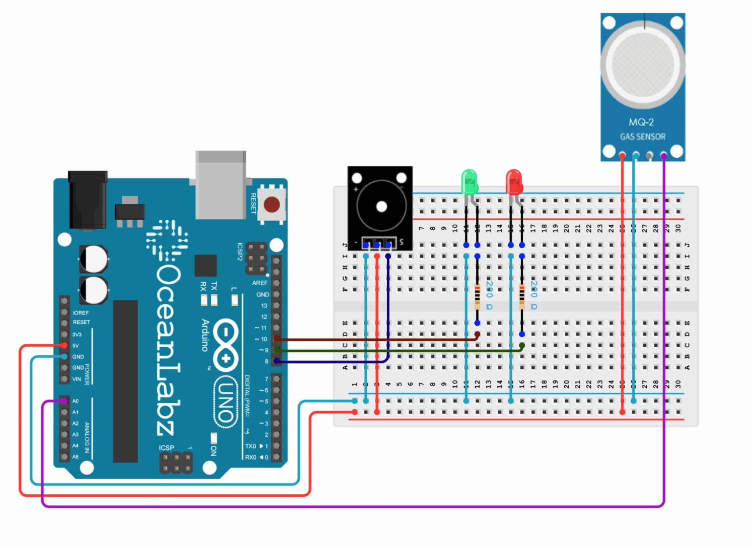 Project 20: MQ2 Gas Sensor – OceanLabz