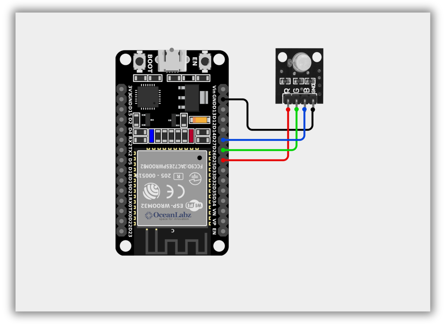 ESP32 RGB LED Module with Arduino IDE – OceanLabz
