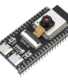 ESP32-S3 WROOM N16R8 CAM Development Board with Dual USB-C Ports | OV3660 Camera Module | 16MB Flash, 8MB PSRAM | Wi-Fi & Bluetooth | OTG USB + USB-to-Serial | Soldered Header Pins