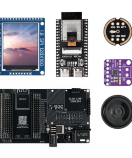 ESP32-S3 AI Expansion Board with ESP32-S3 Camera Board | 1.8 inc TFT Display, INMP441, MAX98357A, Speaker | No Jumper Wire Required | Smart Voice & Vision Development Kit for AI Projects